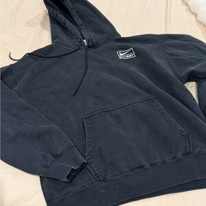 Stussy Charcoal Hoodie with Logo